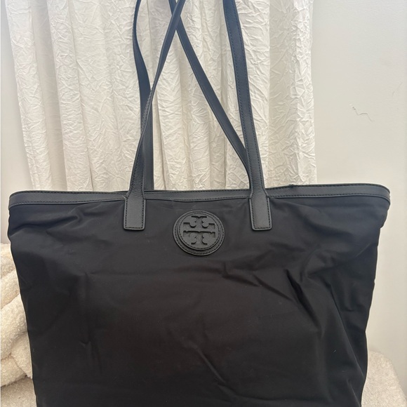 Tory Burch Handbags - Tory Burch Black Nylon Tote Bag